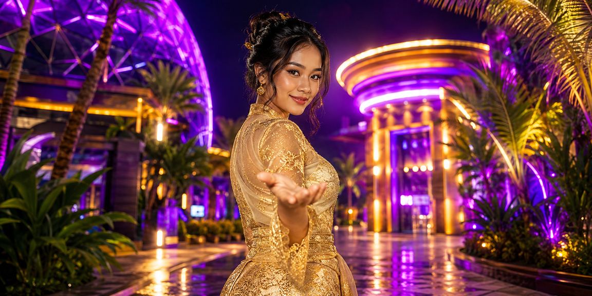 Hiburan kasino Malaysia dengan pakaian tradisional kebaya di platform 4dtoto